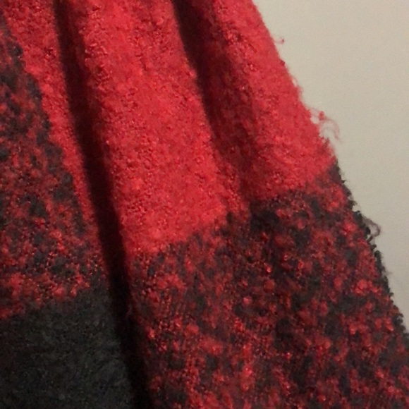 Hollister blanket Buffalo plaid check scarf - Picture 3 of 5